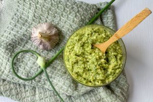 Garlic Scape Pesto