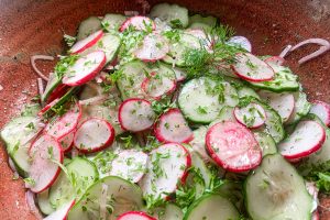 Cucumber & Radish Salad