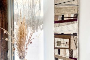 Improv Quilting Wall Hanging
