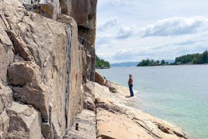 Lake Superior – Agawa Rock Pictographs